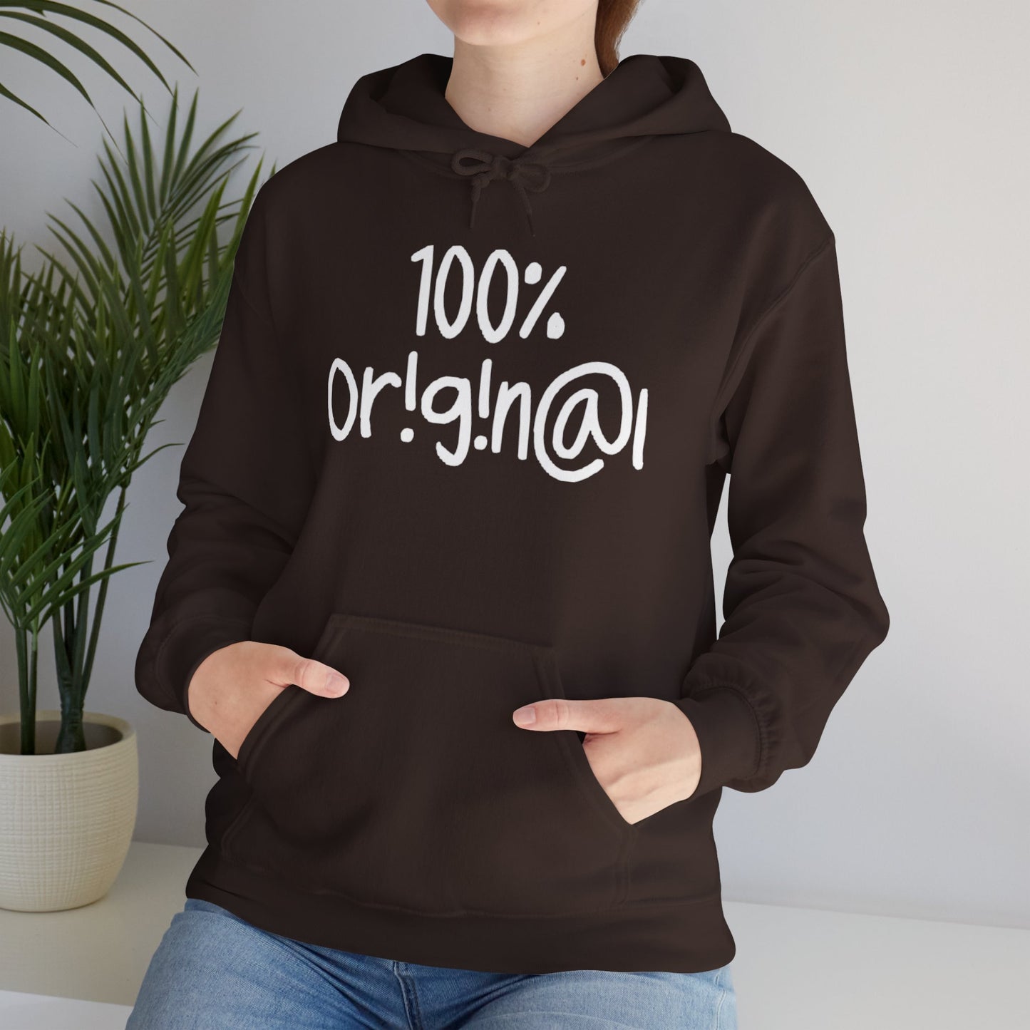 "100% Or!g!n@l" - Unisex Heavy Blend™ Hooded Sweatshirt