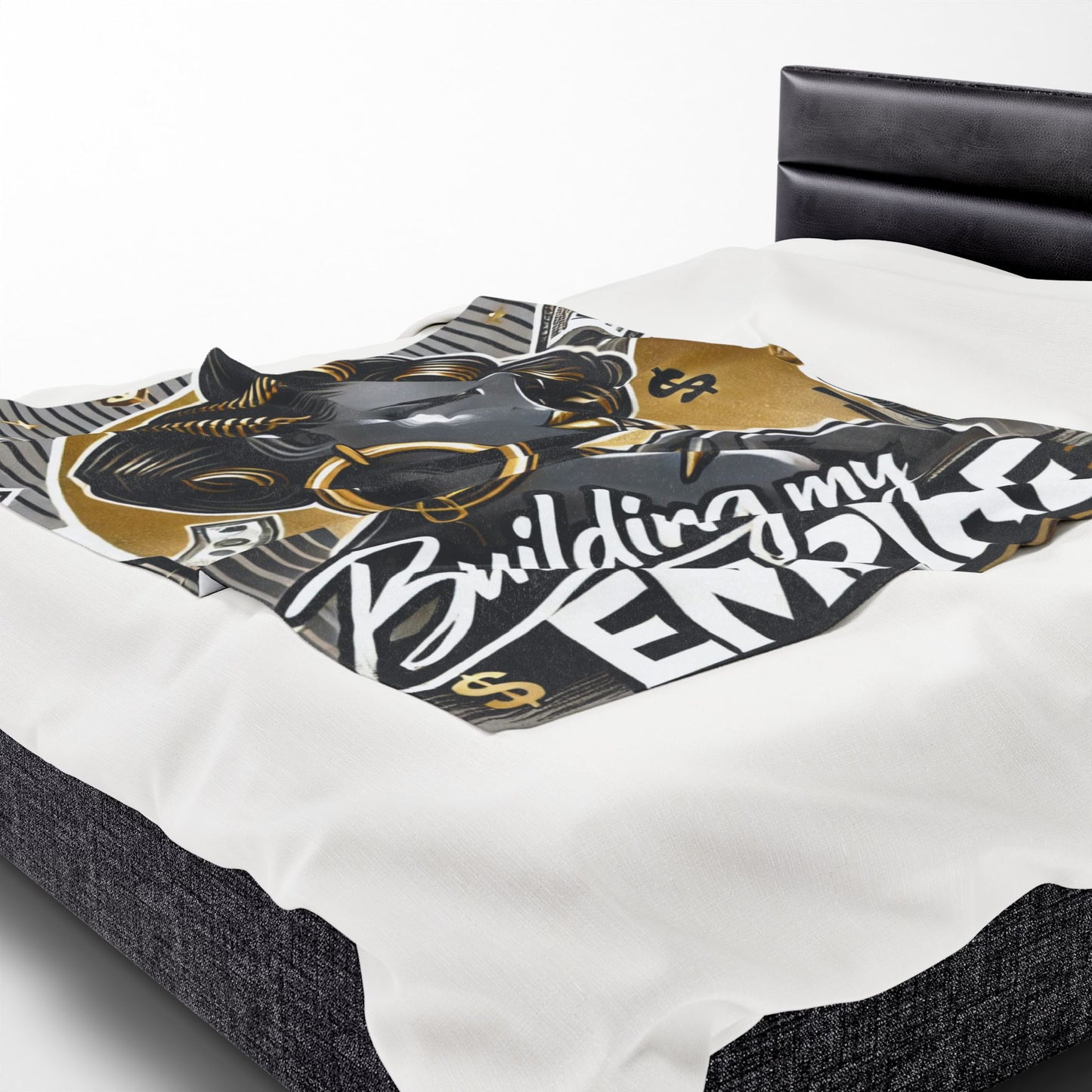 Building My Empire – Plush Velveteen Blanket