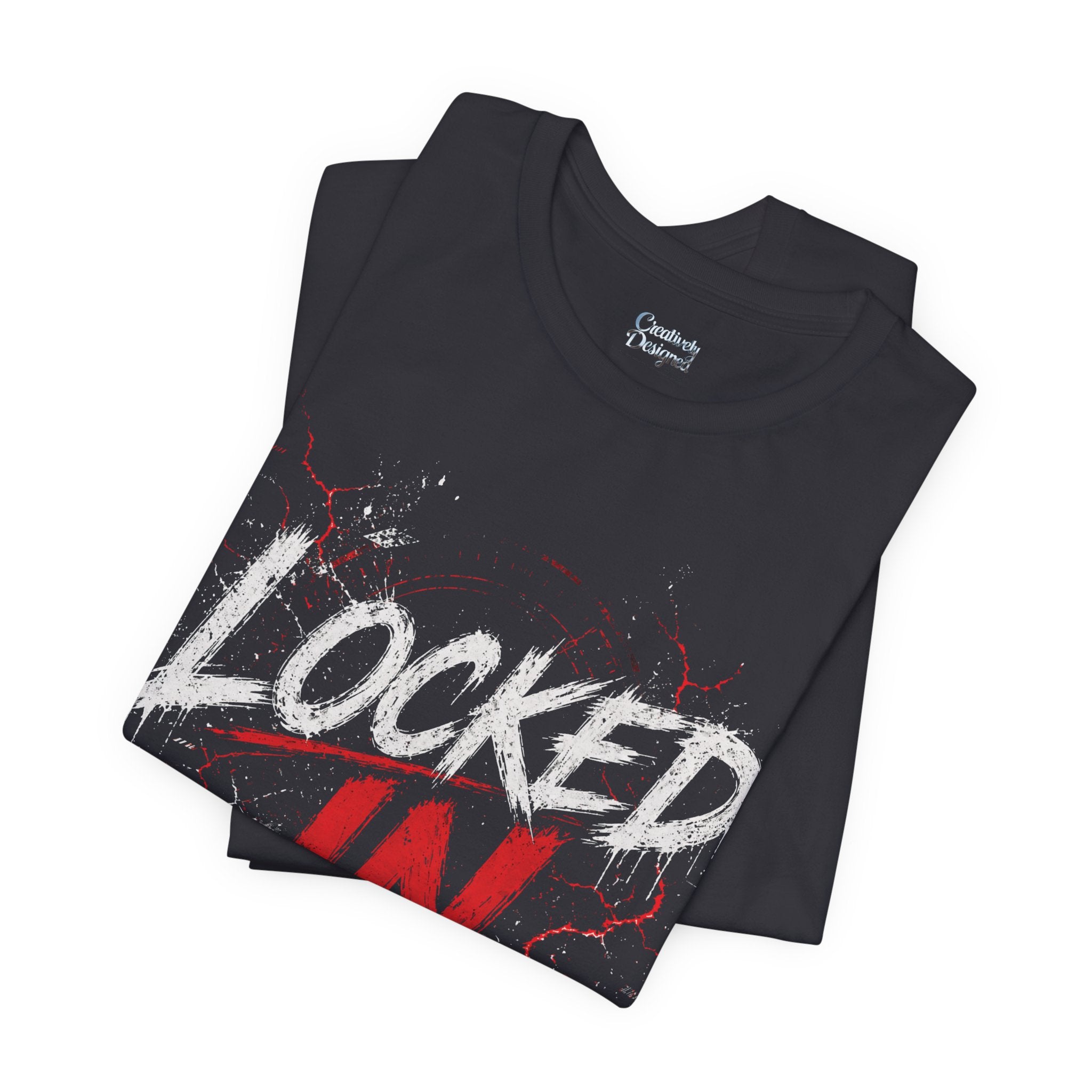 Locked In (Red) - Jersey Short Sleeve Tee