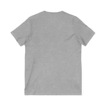 Football Mom - Louder & Prouder - Unisex Jersey Short Sleeve V-Neck Tee - Creatively Designed Shop