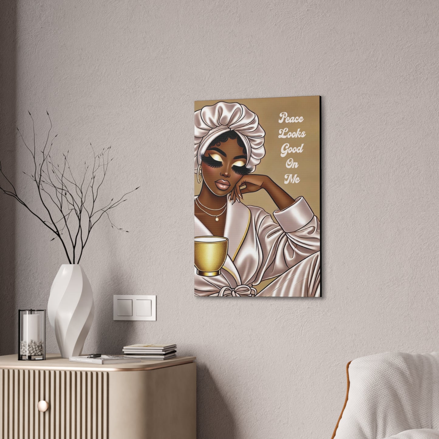 Peace Looks Good On Me - Canvas Art