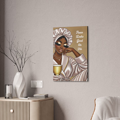 Peace Looks Good On Me - Canvas Art