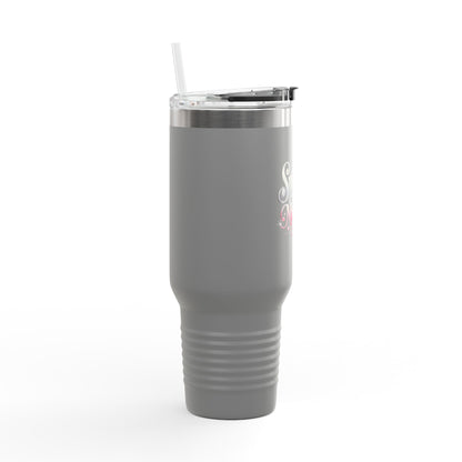 "Sparkle Like You Mean It" - Insulated Travel Mug, 40oz