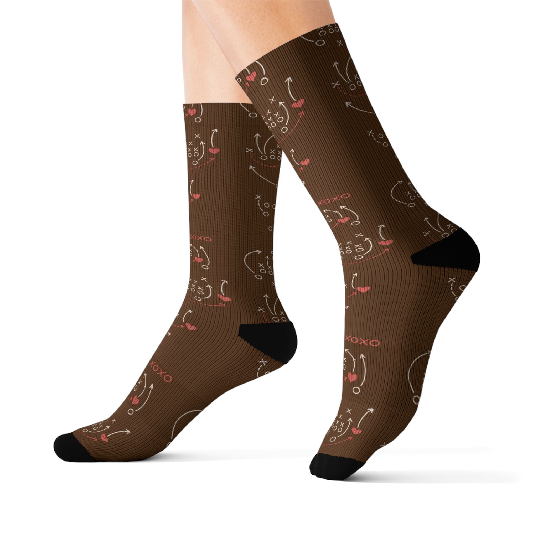 Football Playbook Socks