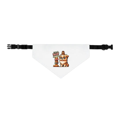 I'm A Treat Junkie - Pet Bandana Collar - Creatively Designed Shop