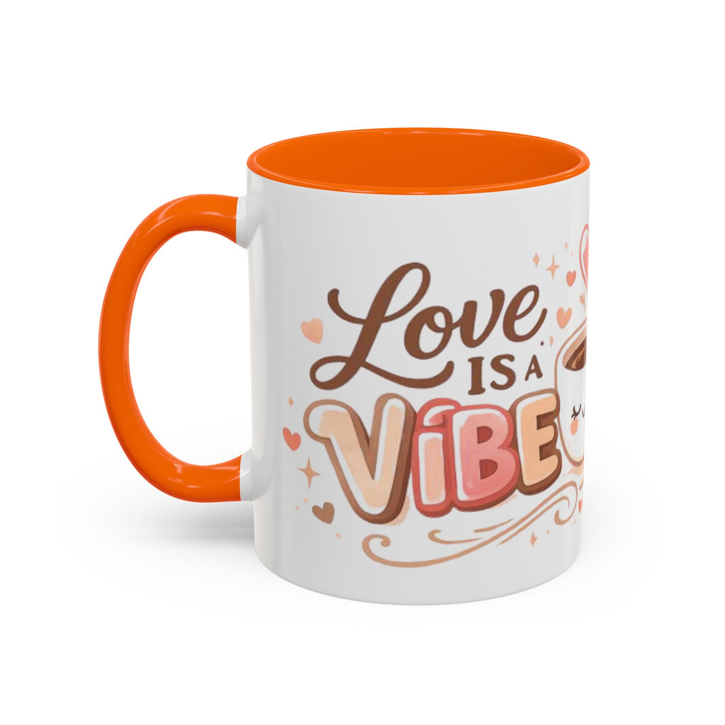 Love Is a Vibe – Accent Coffee Mug