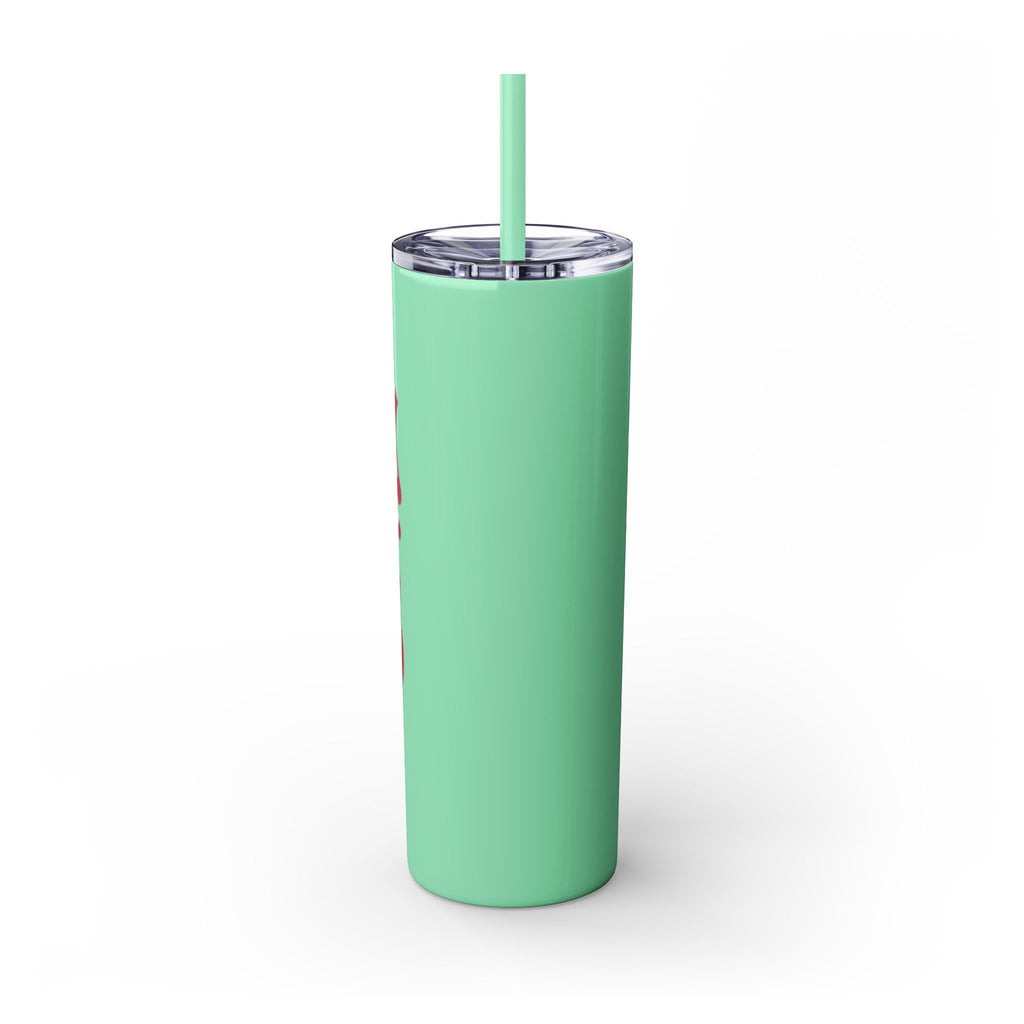 Drink Like A Boss - Skinny Tumbler with Straw, 20oz