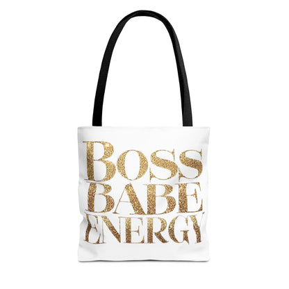 Boss Babe Energy - Tote Bag (AOP) - Creatively Designed Shop