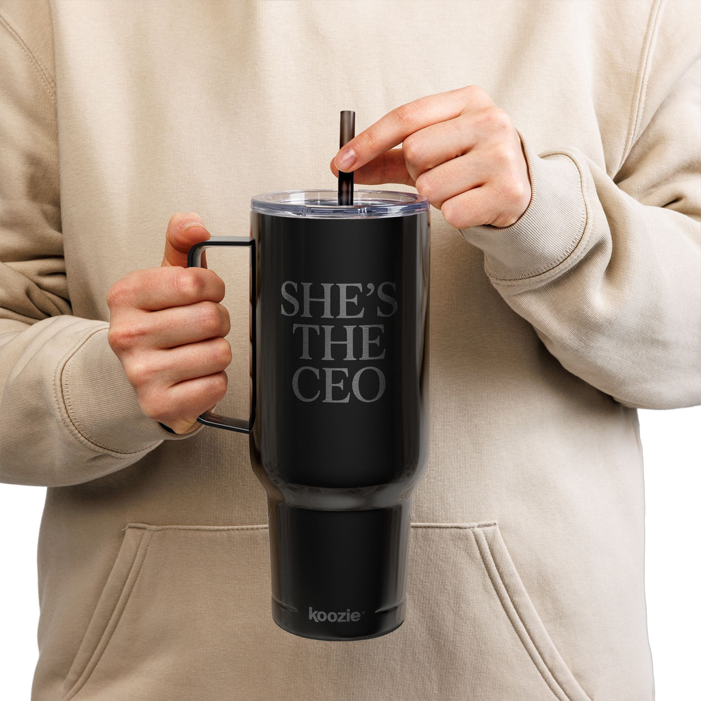 She's The CEO - Engraved Insulated Tumbler