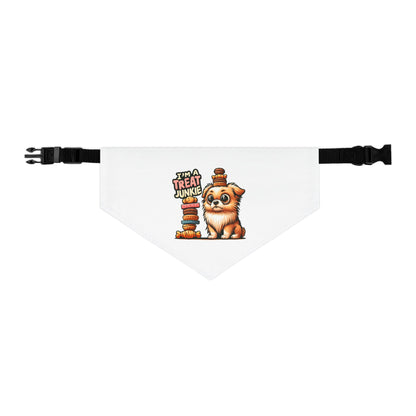 I'm A Treat Junkie - Pet Bandana Collar - Creatively Designed Shop