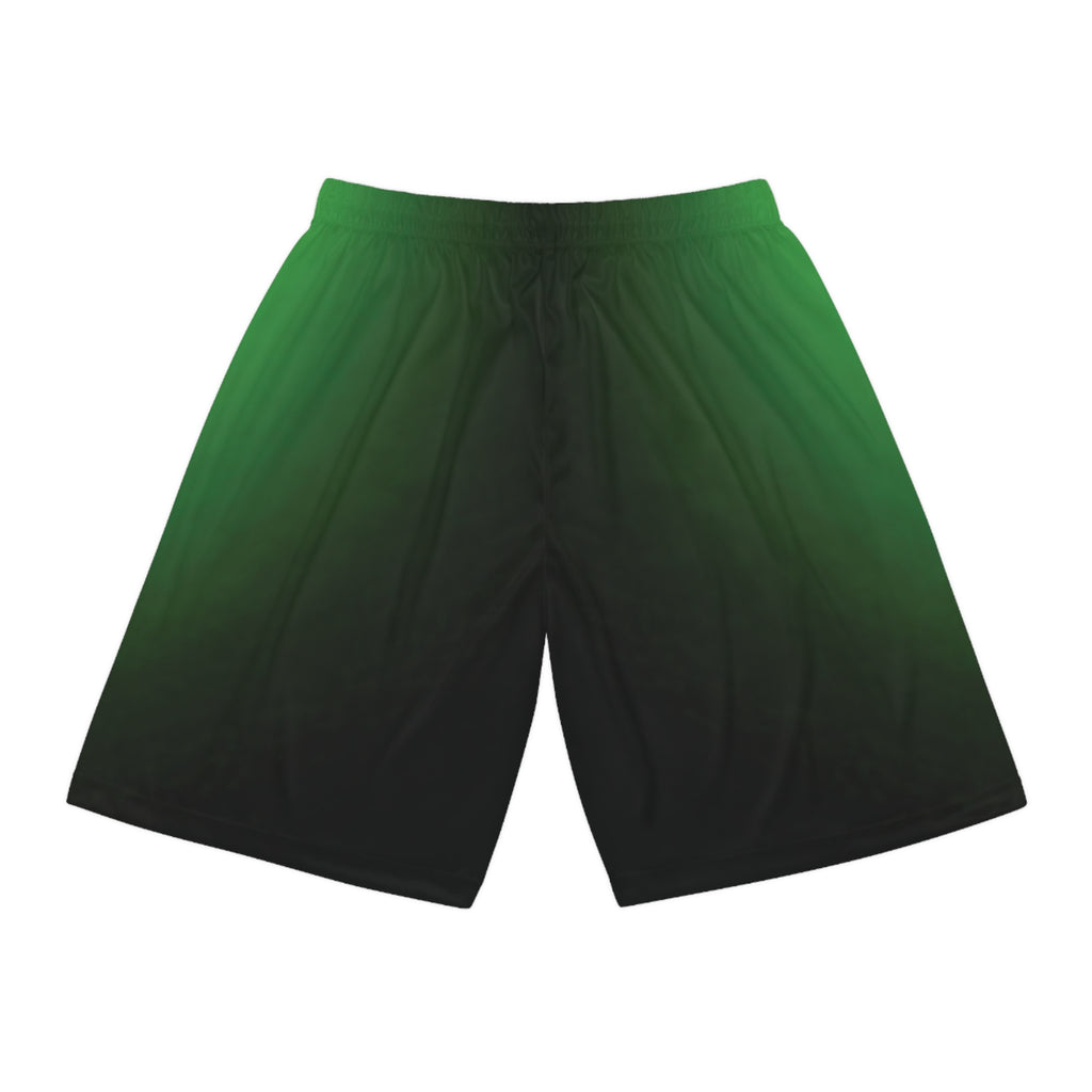 Faded to Green - Basketball Shorts (AOP)