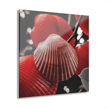 Red Shells - Acrylic Prints (French Cleat Hanging)