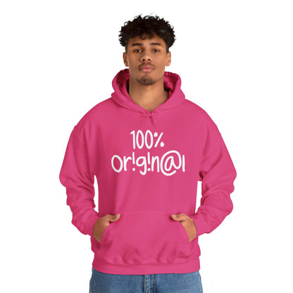 "100% Or!g!n@l" - Unisex Heavy Blend™ Hooded Sweatshirt - Creatively Designed Shop