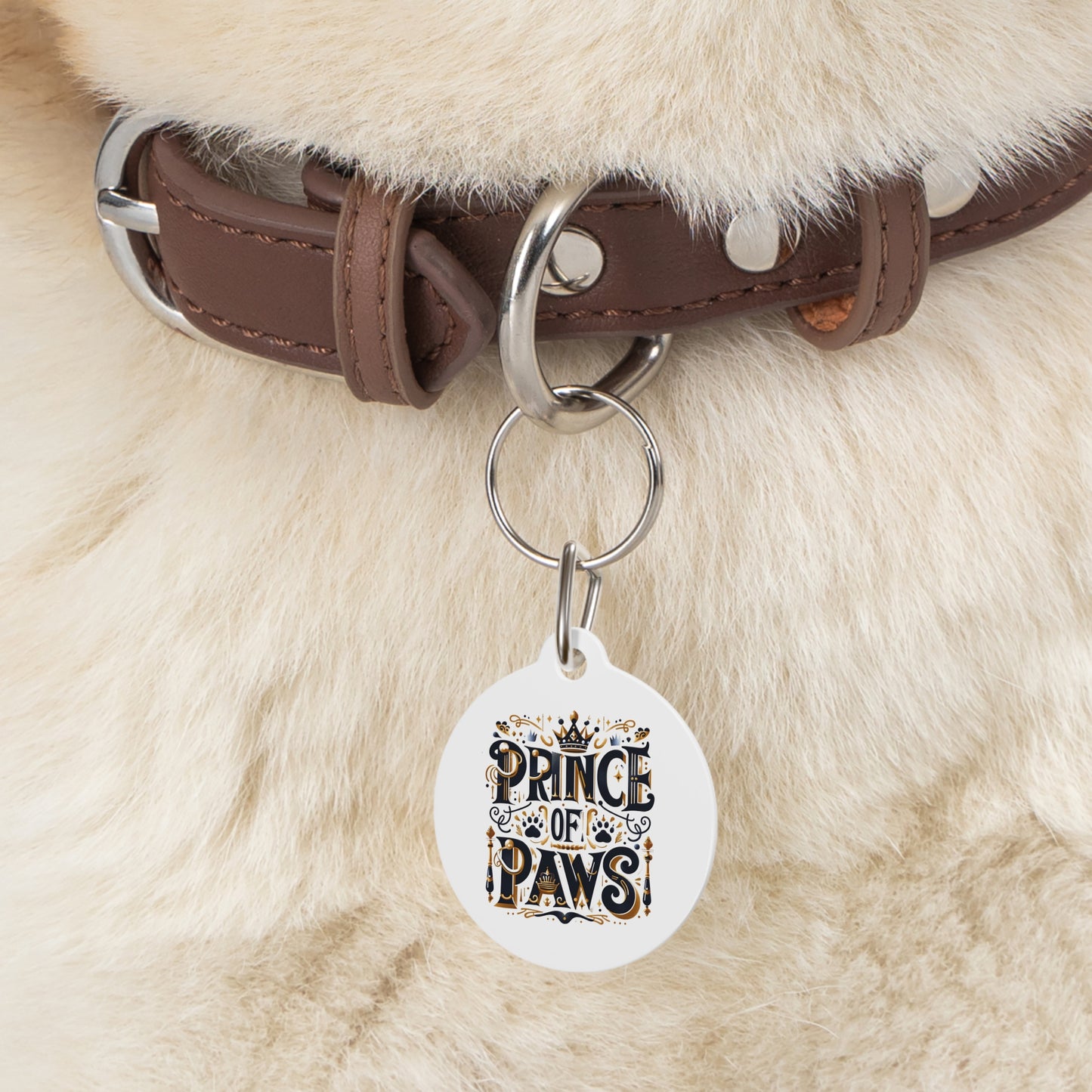 Prince of Paws - Pet Tag - Creatively Designed Shop