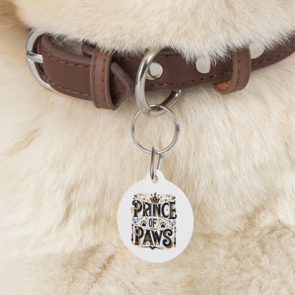 Prince of Paws - Pet Tag - Creatively Designed Shop