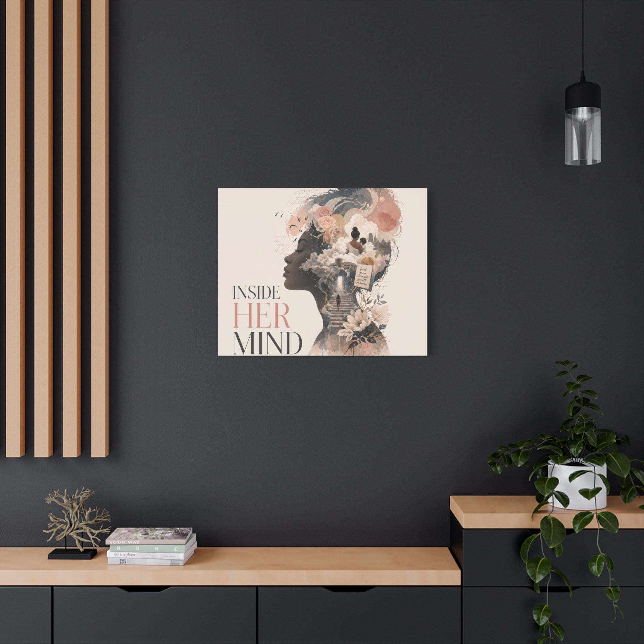 Inside Her Mind - Matte Canvas Wall Art