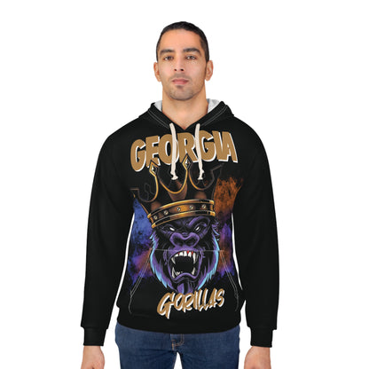 Georgia Gorillas Mist - Unisex Pullover Hoodie (AOP) - Creatively Designed Shop