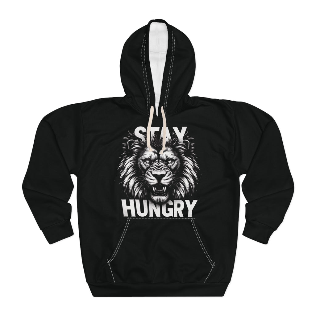 Stay Hungry - Unisex Pullover Hoodie (AOP) - Creatively Designed Shop