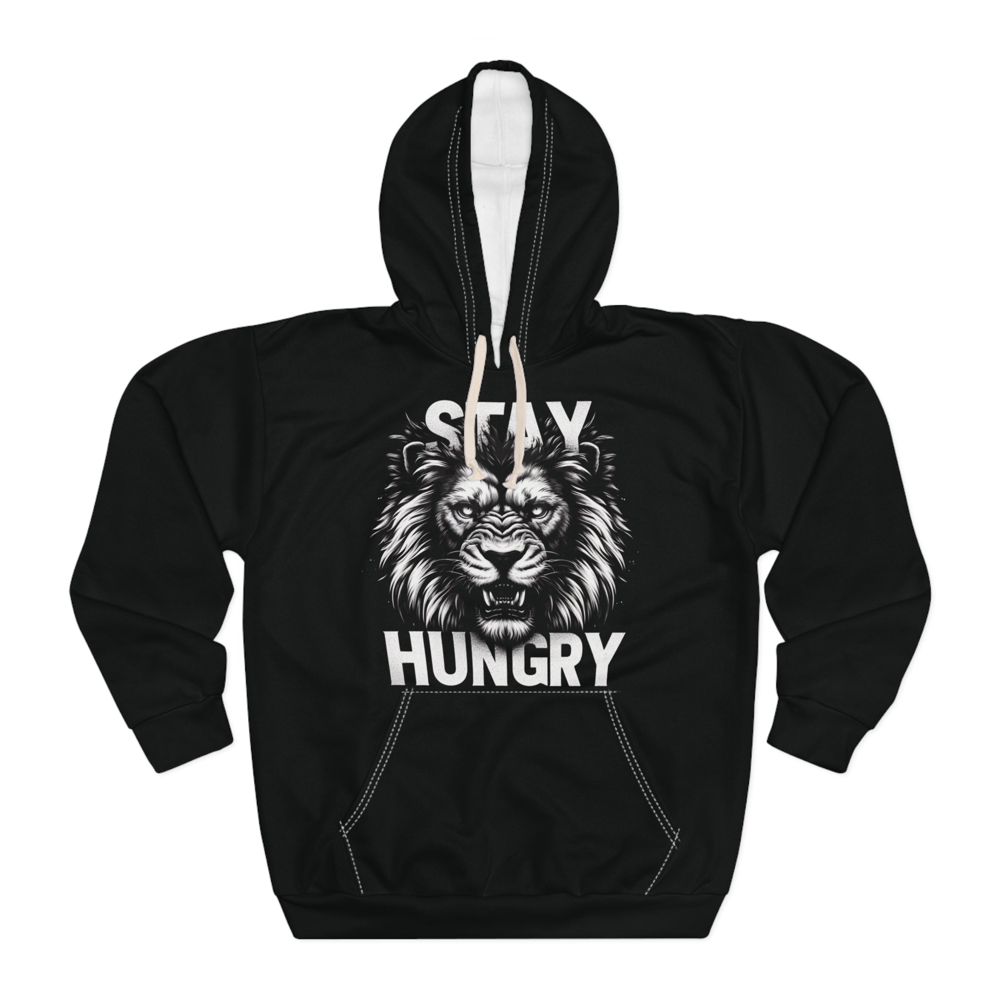 Stay Hungry - Unisex Pullover Hoodie (AOP) - Creatively Designed Shop