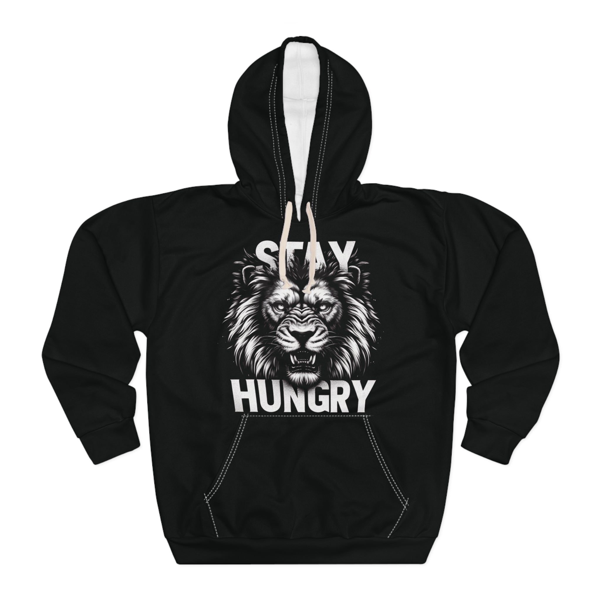Stay Hungry - Unisex Pullover Hoodie (AOP) - Creatively Designed Shop