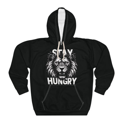 Stay Hungry - Unisex Pullover Hoodie (AOP) - Creatively Designed Shop