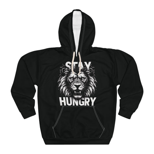 Stay Hungry - Unisex Pullover Hoodie (AOP) - Creatively Designed Shop