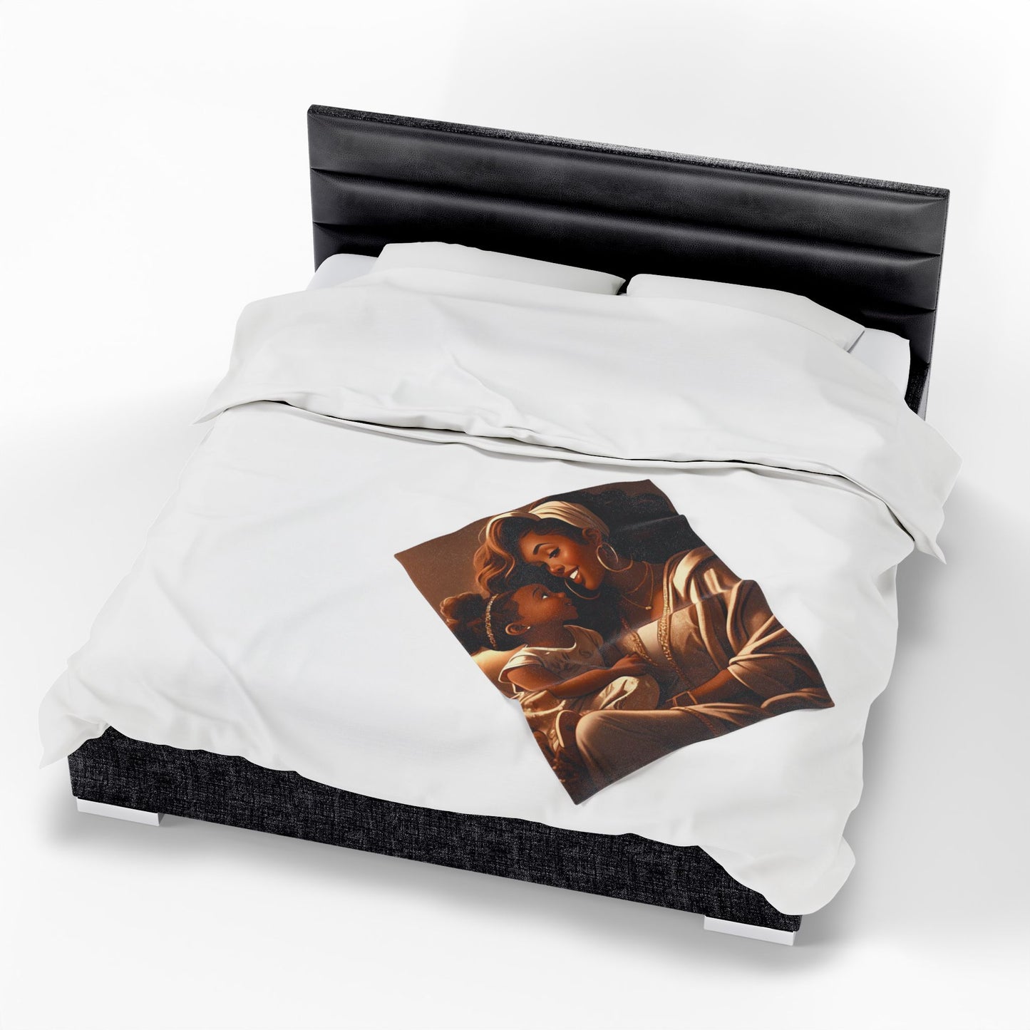 A Mother's Love - Velveteen Plush Blanket