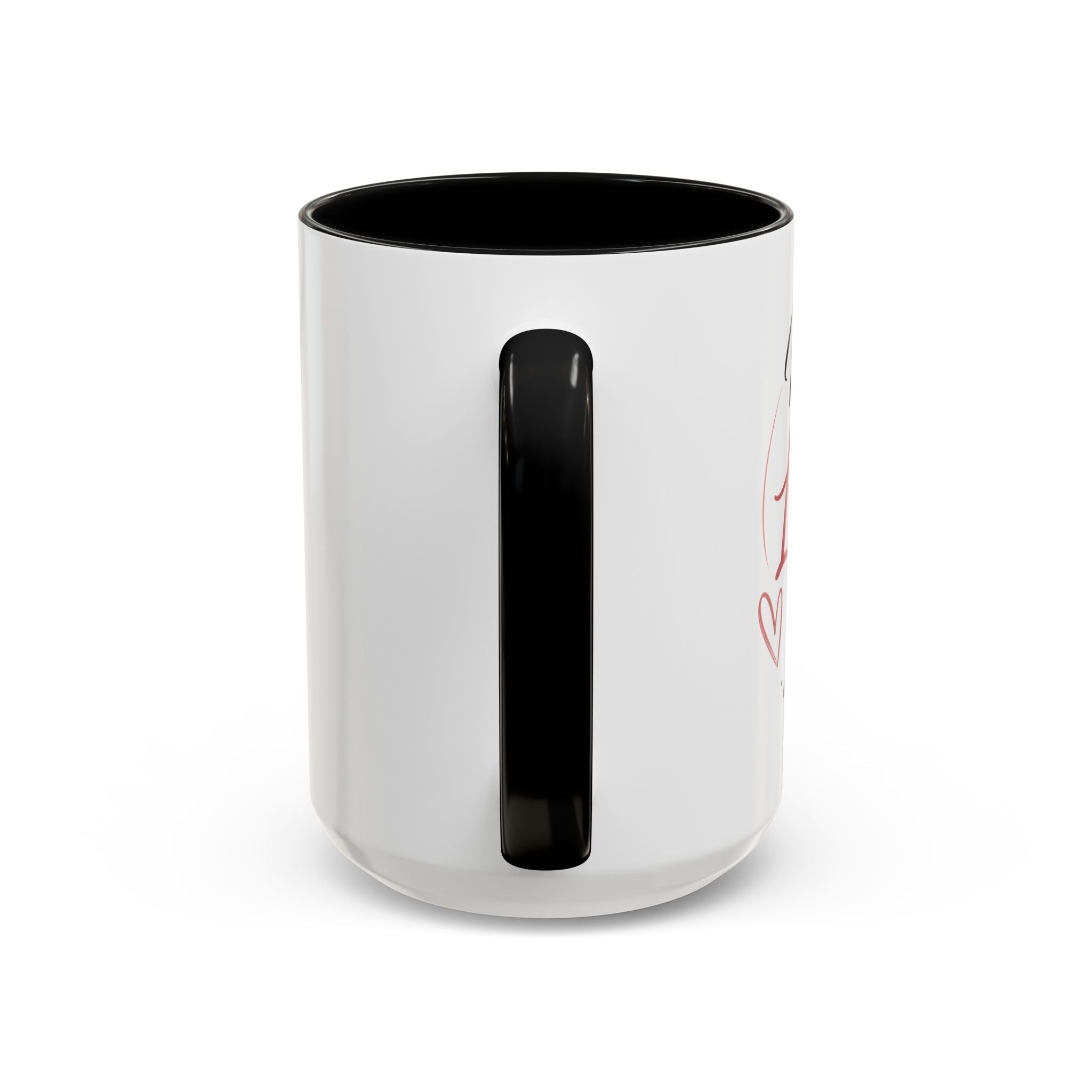 💖 Made With Love For [Name] – Best Mom. Always. - Personalized Accent Coffee Mug