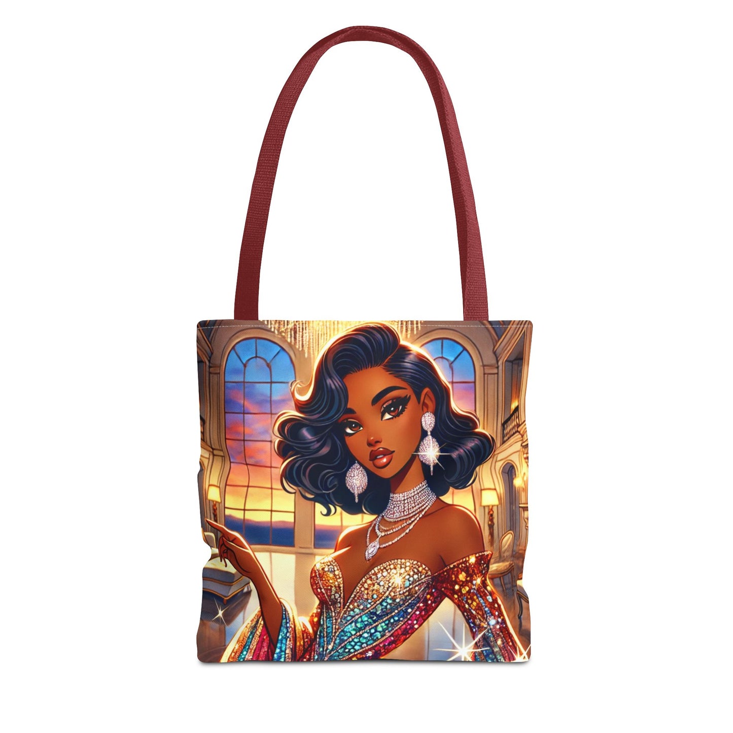 "Elegance Suits Me" (Hazel) - Tote Bag (AOP)