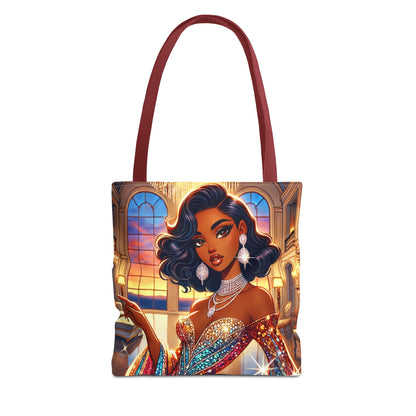 "Elegance Suits Me" (Hazel) - Tote Bag (AOP)