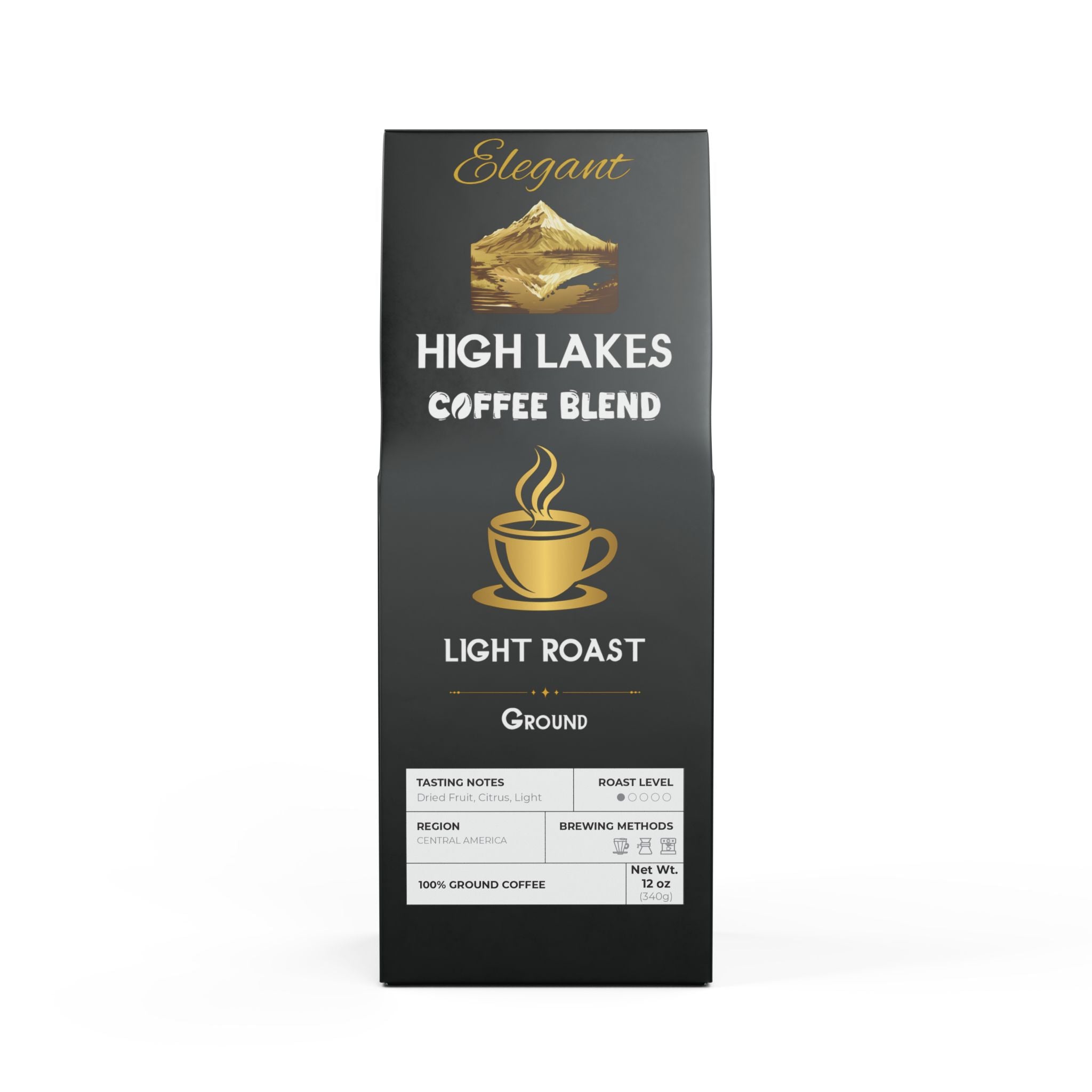 Elegant High Lakes Coffee Blend (Light Roast)