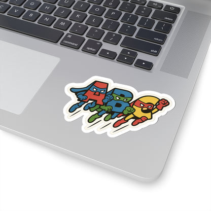 ABC Superheroes - Kiss-Cut Sticker