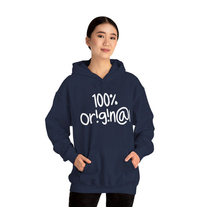 "100% Or!g!n@l" - Unisex Heavy Blend™ Hooded Sweatshirt