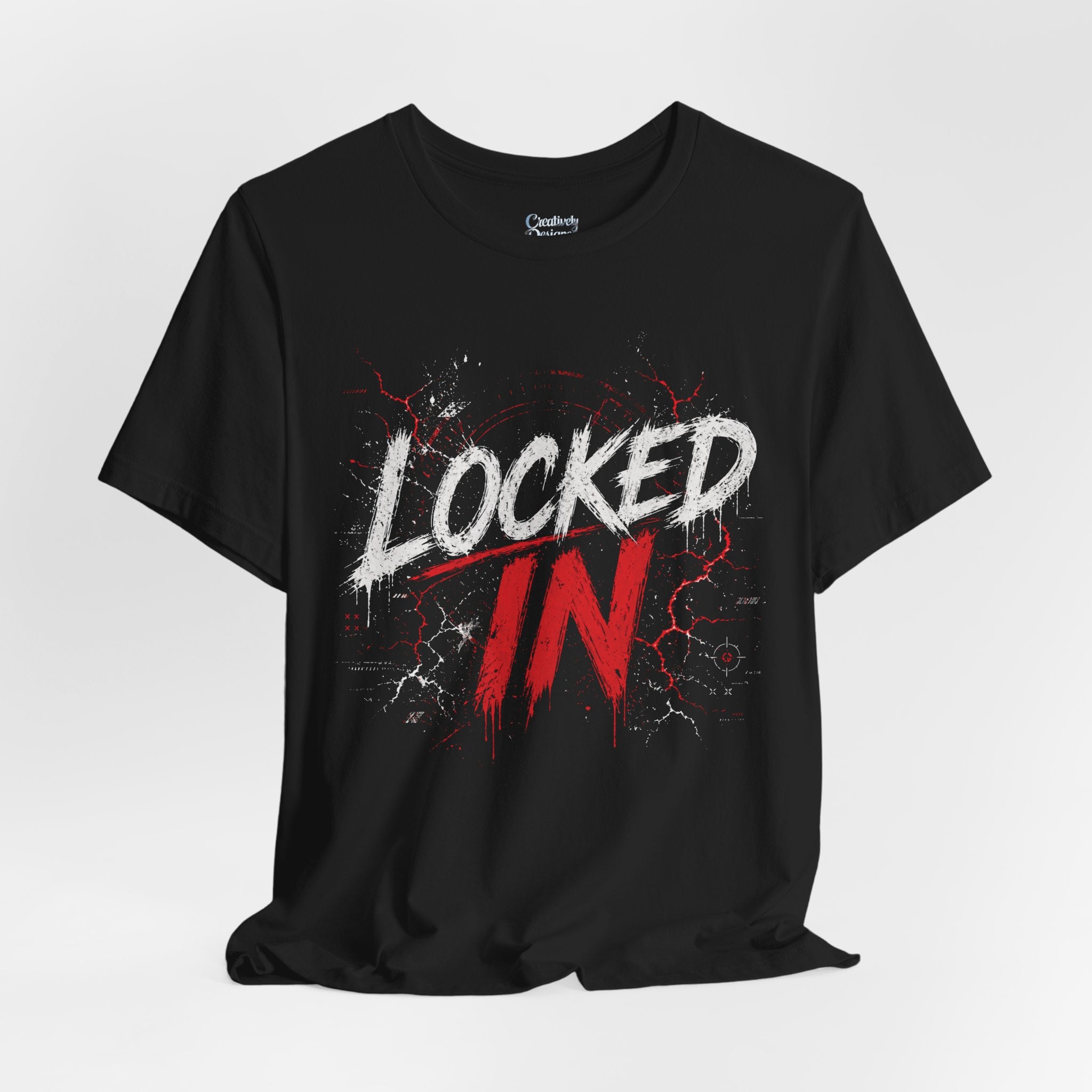 Locked In (Red) - Jersey Short Sleeve Tee