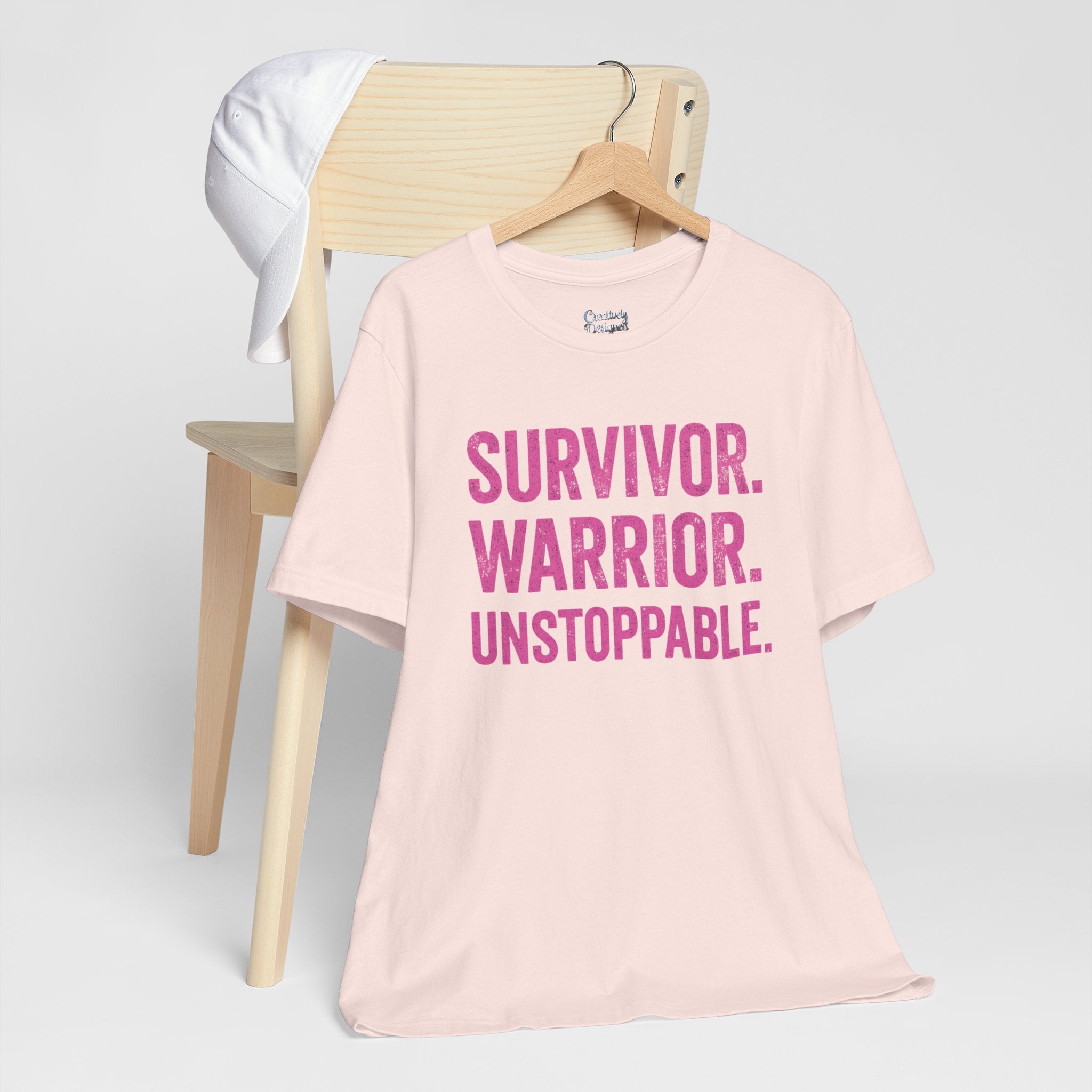 Survivor. Warrior. Unstoppable - Unisex Jersey Short Sleeve Tee