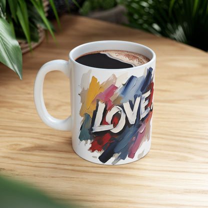 Love Splash - Ceramic Mug (11oz & 15oz) - Creatively Designed Shop