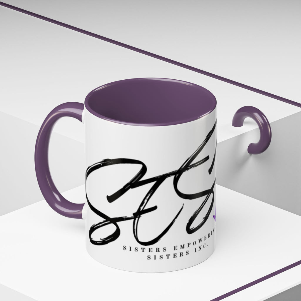 Sisters Empowering Sisters (SES) - Accent Coffee Mug