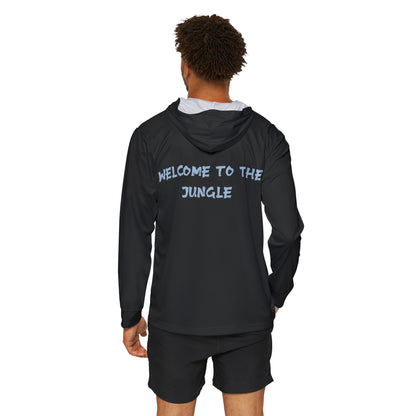 Georgia Gorillas (Black) - Men's Sports Warmup Hoodie (AOP) - Creatively Designed Shop