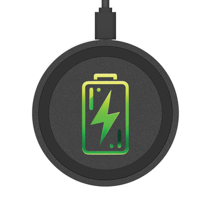 Charging Icon (Green) - Quake Wireless Charging Pad - Creatively Designed Shop