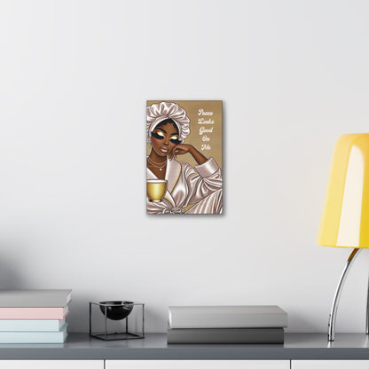 Peace Looks Good On Me - Canvas Art