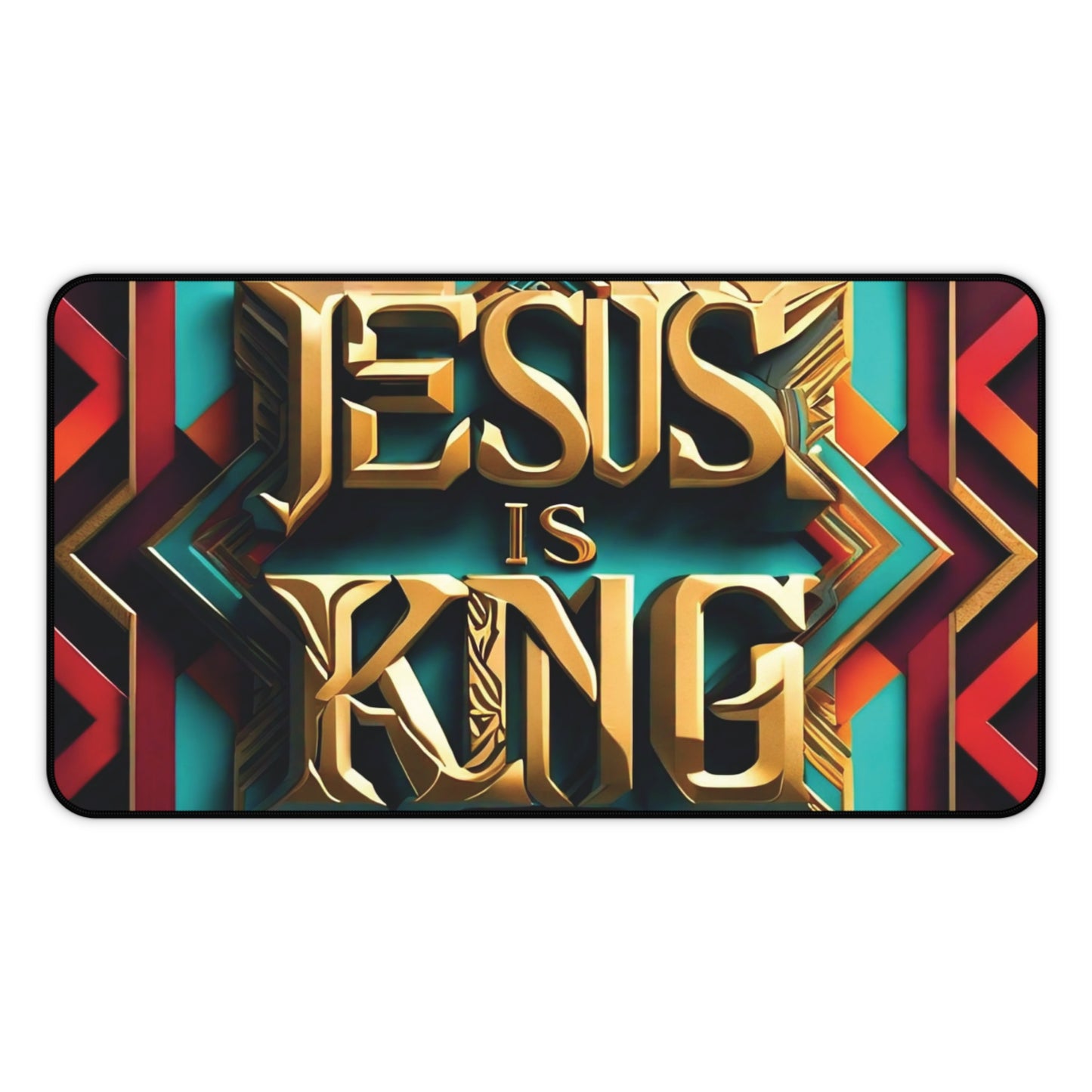 "Jesus Is King" - Desk Mat