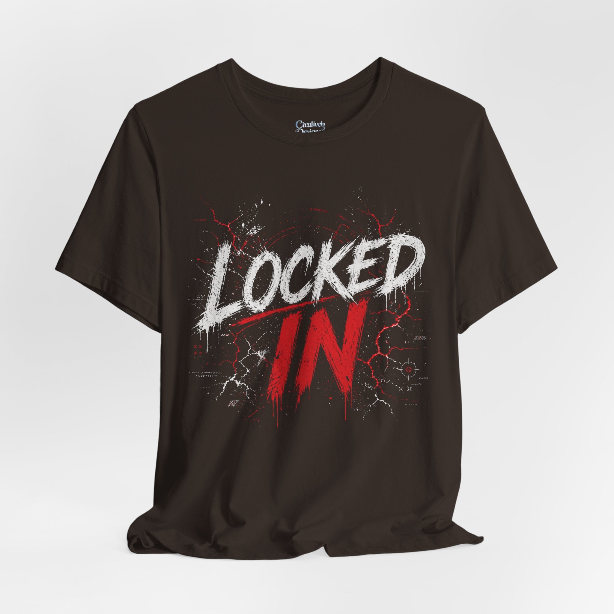 Locked In (Red) - Jersey Short Sleeve Tee