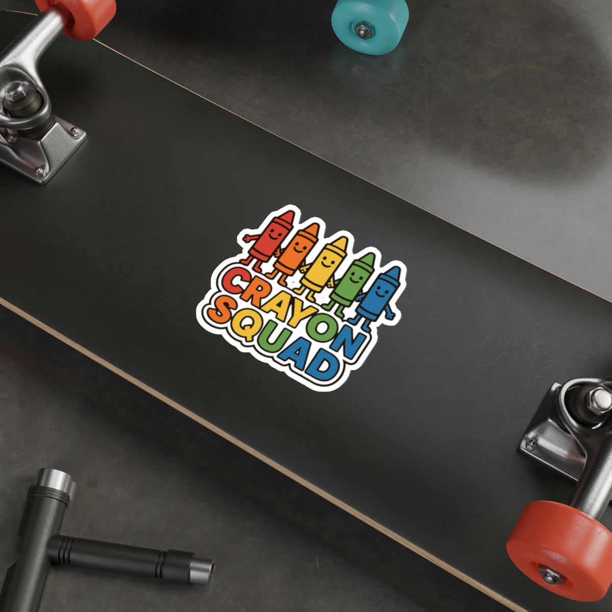 Crayon Squad - Die-Cut Sticker