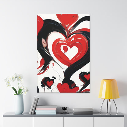 Hearts & Love - Canvas Gallery Wraps