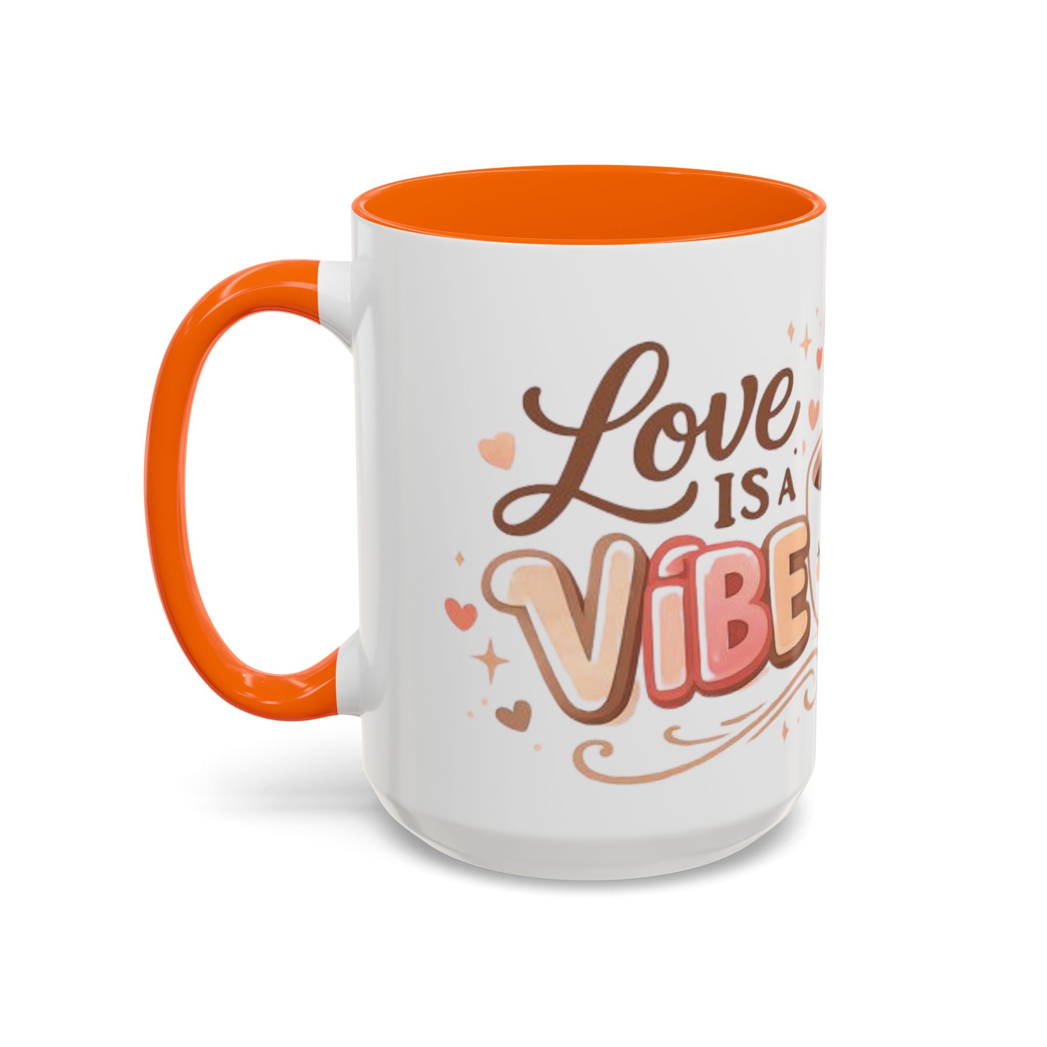 Love Is a Vibe – Accent Coffee Mug