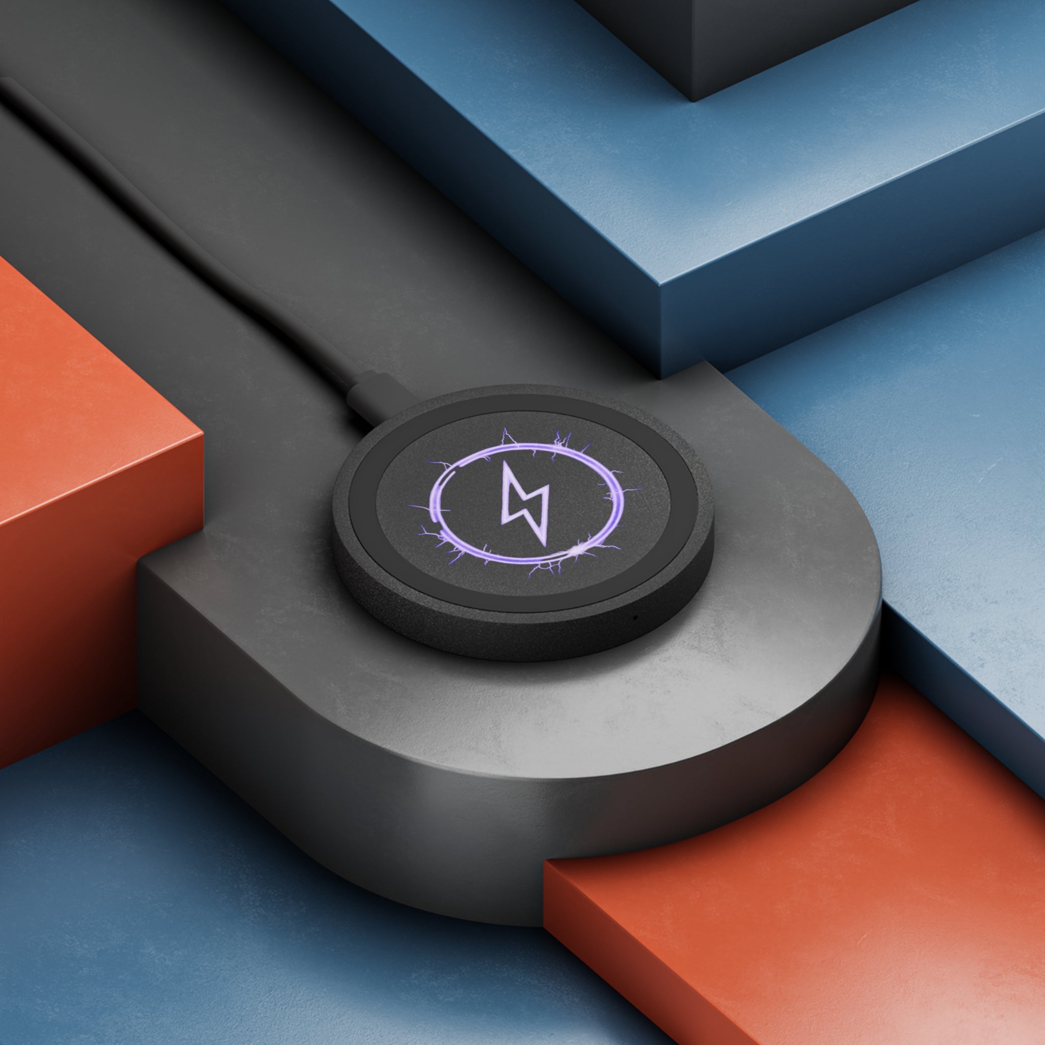 Charging Bolt (Purple) - Quake Wireless Charging Pad