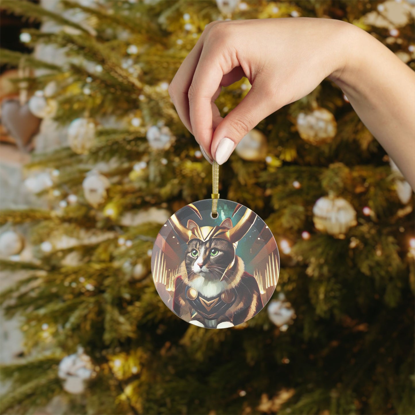 A Very Loki Christmas - Glass Ornaments