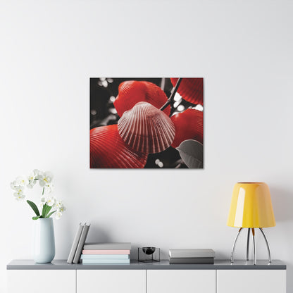 Red Shells - Canvas Gallery Wraps