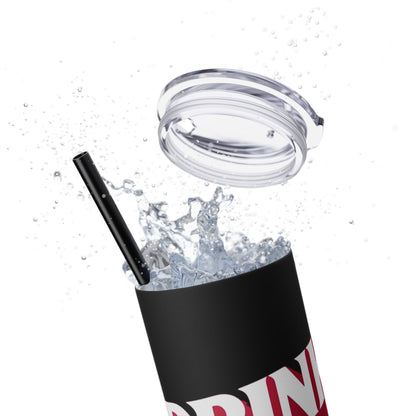 Drink Like A Boss - Skinny Tumbler with Straw, 20oz - Creatively Designed Shop