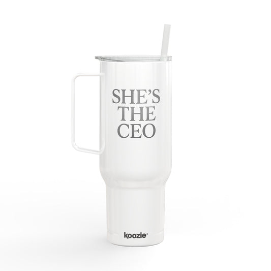 She's The CEO - Engraved Insulated Tumbler
